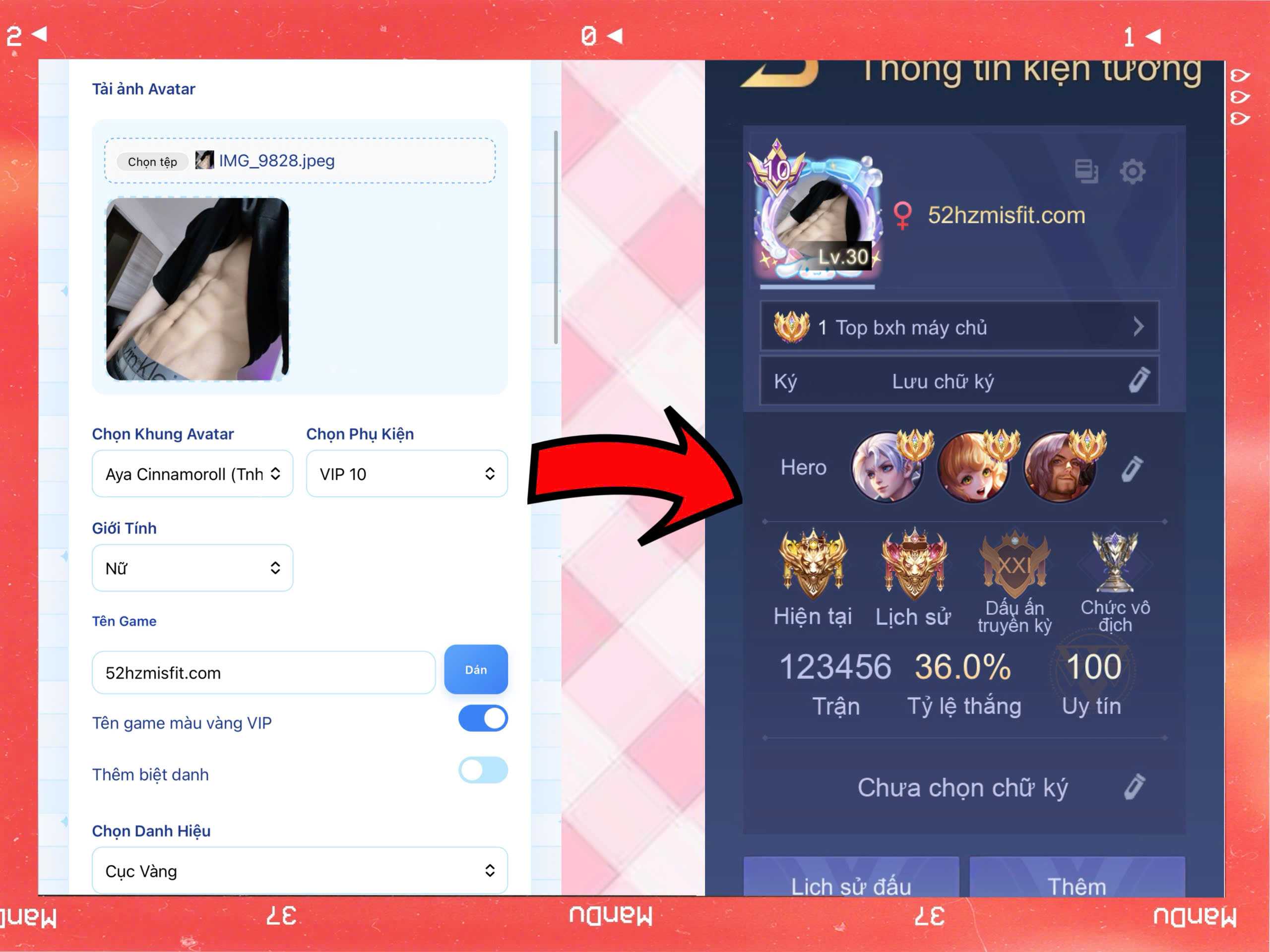 Tạo Hồ Sơ Profile AOV